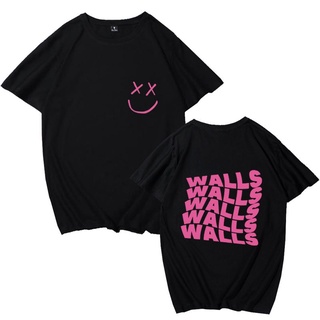 เสื้อยืดแขนสั้นลําลอง คอกลม ผ้าฝ้าย ทรงหลวม พิมพ์ลาย KPOP Louis Tomlinson WALLS Same ขนาดใหญ่ สําหรับผู้ชาย และผู้หญิง