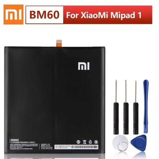 Original XIAOMI BM60 BM61เปลี่ยนแบตเตอรี่สำหรับXiaomi MI Mipad 1 Mipad 2 2015716แท้แท็บเล็ตแบตเตอรี่6700MAh 6190MAh