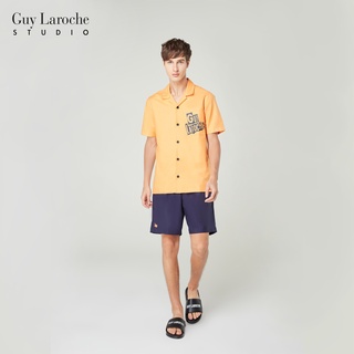 Guy Laroche Studio ชุดนอนคอปก ขาสั้นแขนสั้น  ผ้าคอตต้อน มีให้เลือก 3 สี รุ่น JPC3005