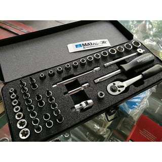 บ๊อกชุด 1/4 "MATADOR รุ่น PRO 21409460 จำนวน 46 pcs. Made In GERMANY