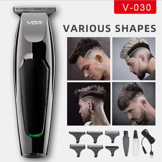 ปัตตาเลี่ยนแบบ Trimmer ยี่ห้อ VGR รุ่น V-030 ((แท้100%)) ปัตตาเลี่ยนตัดผม แบตตาเลียนตัดผม แบบชาร์จไฟฟ้า เครื่องโกนหนวด