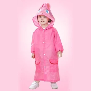 【พร้อมส่ง】เสื้อกันฝนลายการ์ตูน 2-9ขวบ 80-130cm