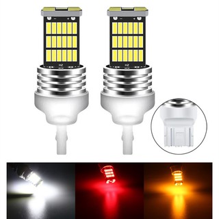 หลอดไฟเลี้ยวรถยนต์ LED T20 W21 5W 7443 7440 45 Smd 4014 12V สีขาว แดง อําพัน 2 ชิ้น