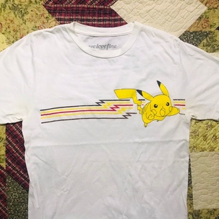 เสื้อโปเกม่อน เสื้อ Pokemon เสื้อยืดสีขาว เสื้อสีขาว เสื้อยืดมือสอง