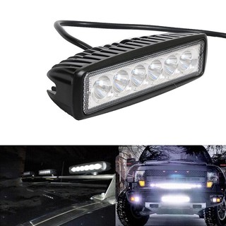 ไฟสปอตไลท์ติดรถยนต์ 18 W 12v LED Work Light Bar สำหรับ Ford Toyota SUV 4WD LED Beams