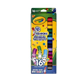 Crayola สีเมจิกล้างออกได้ 16 สี แท่งเล็ก