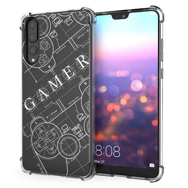 เคส สำหรับ Huawei P20 Pro Anti-Shock Protection TPU Case [Gamer illustration]