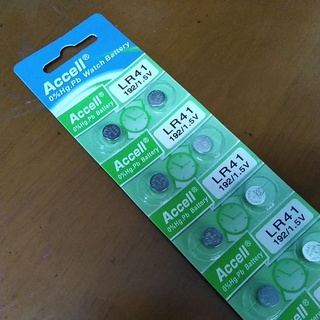 ถ่านกระดุม ถ่านนาฬิกา Accell watch battery ของแท้(0% Hg.Pb)​ ขายแยก 1 ก้อน