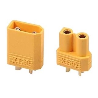 ขั้วต่อแบตเตอรี่ คอนเนคเตอร์ต่อสายไฟแบตเตอรี่ XT30/XT60/XT90 Connectors, XT-30/60/90 Male + Female Bullet Connectors
