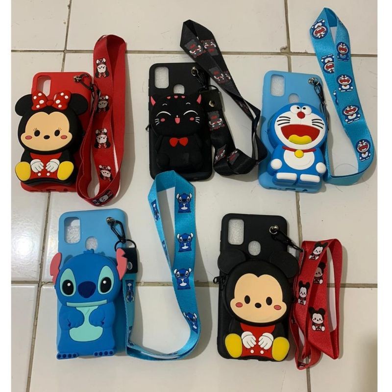 กระเป๋าสตางค์ + สาย Oppo A74 5G A94 Reno 5F C21 Realme 8 4G 5G Realme 8 pro