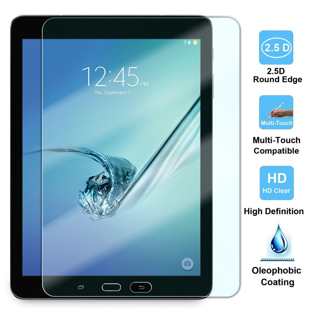 ฟิล์ม กระจก นิรภัย Samsung Galaxy Tab S2 S3 S4 S5e s6 S6 s7 Plus A 8 9.7 Tab A 10.1 P585 T515 A7 10.4 Lite A8 2021X200