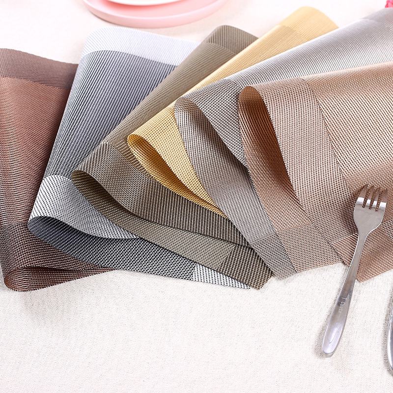 แผ่นรองจาน Pvc Placemat แผ่นรองแก้ว แผ่นรองจานกันลื่น กันน้ำ กันร้อน ลดเหลือ ฿99 6767