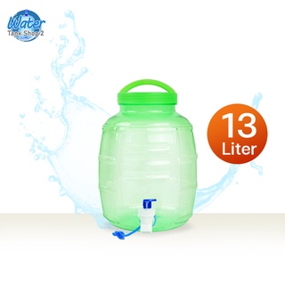 Watertankshop ถังน้ำ ถังน้ำดื่ม PET มีก๊อกพร้อมหูหิ้ว ขนาด 1…