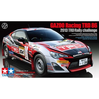 💥ใส่โค้ดลดเพิ่ม 20฿💥🏆 TAMIYA 24337 ชุดประกอบจำลองมาตราส่วน 1:24 GAZOO Racing TRD 86 โมเดลประกอบ ต้องไปสร้างและทำสีเอง