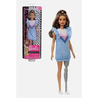 **กล่องไม่สวย** Mattel fxl54 Barbie Fashionistas no.121