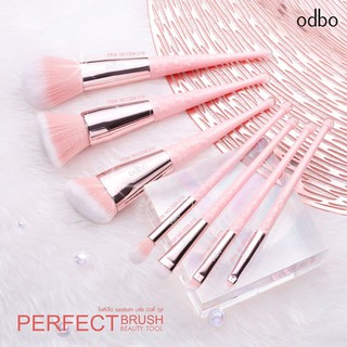 🌟 แปรงแต่งหน้า สีชมพู สุดคิ้วท์ โอดีบีโอ ODBO PERFECT BRUSH BEAUTY TOOLS OD8-213-219