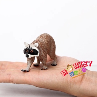 Monkey Toys - โมเดลสัตว์ แร็กคูน ขนาด 9.00 CM (จากหาดใหญ่)