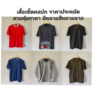 เสื้อโปโล เสื้อเชิ้ตยืด เสื้อยืดคอปก เสื้อผู้ชายราคาถูก