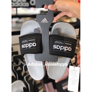 Adidas Adilette Comfort 💯✅ สีเทาคาดดำ