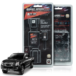 ECU Boost Speed iz1 กล่องคันเร่งไฟฟ้า สีดำ สำหรับ Isuzu Dmax, Mu-7 ปี 2007-2012