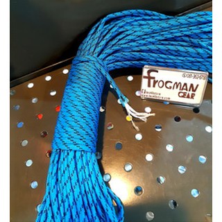 Frogmangear Paracord 550 เชือก พาราคอด ยาว 30 เมตร เชือกใน 7 เส้น เชือกรับแรง 550 lb Blue Dot