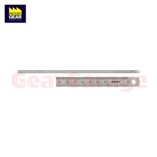 ไม้บรรทัด SOLA NO.56103001 LSS 150 steel ruler flexible length 150mm Factory Gear By Gear Garage