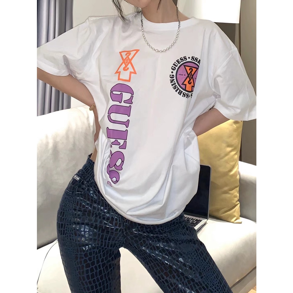 ชุดรูปแบบมังกรหลวมแขนสั้น 88RISING Ma Siwei 200GSM เสื้อยืดHip-hop Unisex Factory Outlet พร้อมสต็อกข