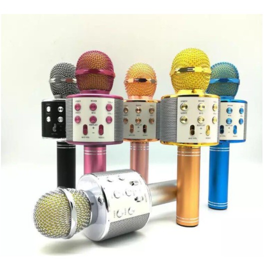 ไมโครโฟน ลำโพง ws858 ของแท้ มีสินค้าพร้อมจัดส่ง!!