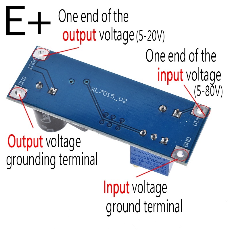 Xl7015 5V-80V Dc-Dc 0.8A Dc converter โมดูลสเต็ปดาวน์อินพุตแรงดันไฟฟ้ากว้าง ราคา ถูกที่สุด ดีลบีเคเค แกลเลอรีภาพที่ 5