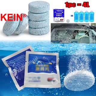 KEIN Efervescent Cleaning Tablet Cleaner Concentrated Tablet for Window Cleaning Single Dose Tractors Reservoir Up to 4 Liters Non-Tico