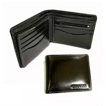 TOUGH กระเป๋าสตางค์ มีซิปในยาว ซิปเล็กหรือกระเป๋าเล็กใส่เหรียญ หนังแท้หนังเงา Genuine Leather wallet with zip or pocket