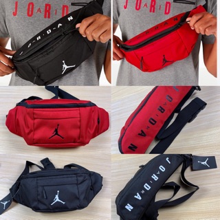 #jordan Air Jordan Red / Black  Basketball Jumping Man CrossBody bag