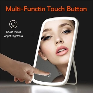 JORDAN JUDY LED Lighted Makeup Mirror กระจกแต่งหน้า กระจกแต่งหน้ามีไฟ พกพาสะดวก พับได้