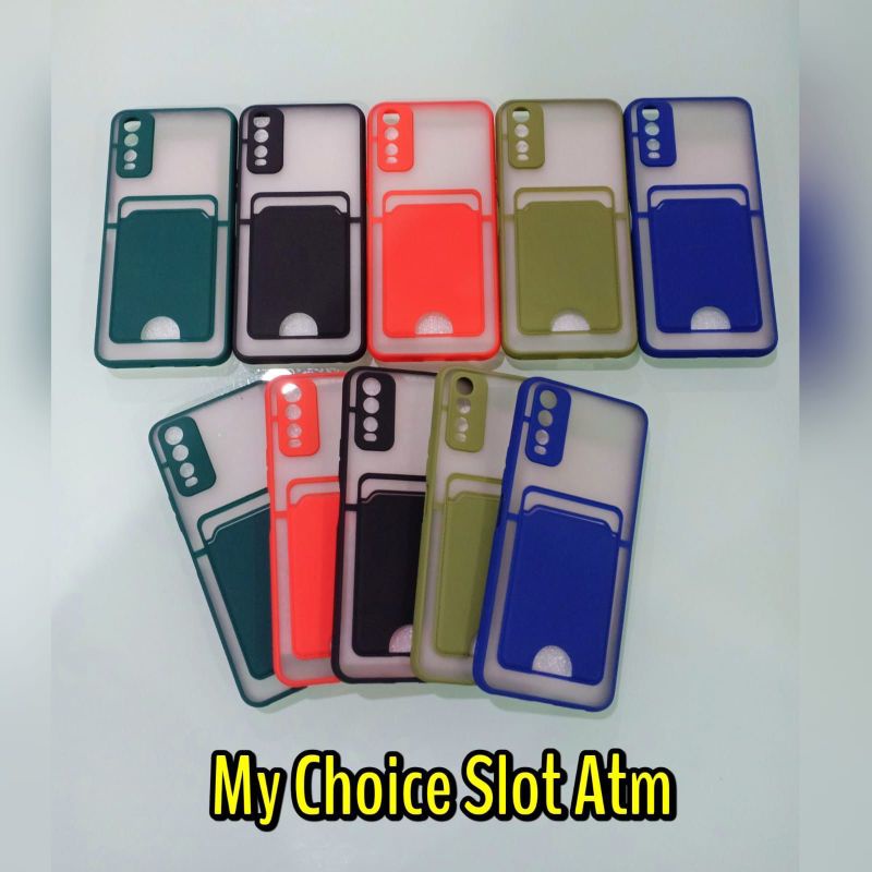 Samsung A02 M02 A01 M01 A11 M11 Core A71 A51 J2 Grand Prime Card Slot Case