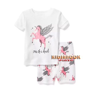 [แท้]OLD620 ชุดนอน Old Navy (เข้ารูป) รุ่น Unicorn-Graphic Sleep Set (สำหรับเด็กอายุ 6 เดือน -3 ปี)