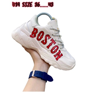 [B1228] รองเท้าผ้าใบ พื้นสีครีม มีไซส์ใหญ่ Size 36-45