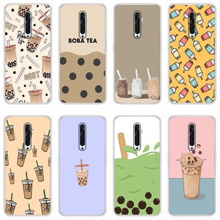 เคสซิลิโคนใส ลายการ์ตูนน่ารัก กันกระแทก สําหรับ OPPO f17 reno 2 Reno2 F reno 4 reno 4 pro