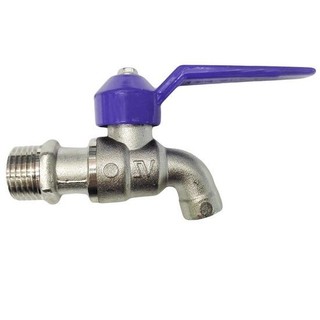 Water faucet SANWA 1/2" VI FANCY BALL TAP Water valve Water supply system ก๊อกน้ำสนาม ก๊อกบอลแฟนซี SANWA 1/2 นิ้ว สีม่วง