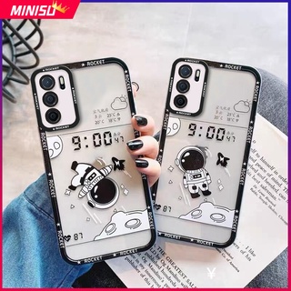 เคสซิลิโคนนิ่ม ลายการ์ตูนนักบินอวกาศ สําหรับ OPPO A16K A16 A15 A15S A54 A74 A94 A95 A76 A53 A92 A52 A72 A31 A9 2020 A5 2020 A5S A3S A12 A12E A7 A5