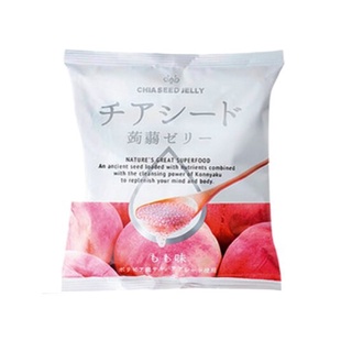 Chia Seed Jelly Peach Flavor Chia Seed 205g ขนม เจลลี่ เยลลี่