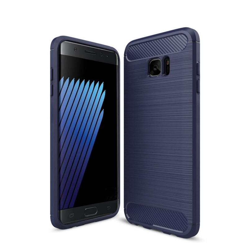 เคสซิลิโคนนิ่ม คาร์บอนไฟเบอร์ สําหรับ Samsung Galaxy Note FE / Fan Edition