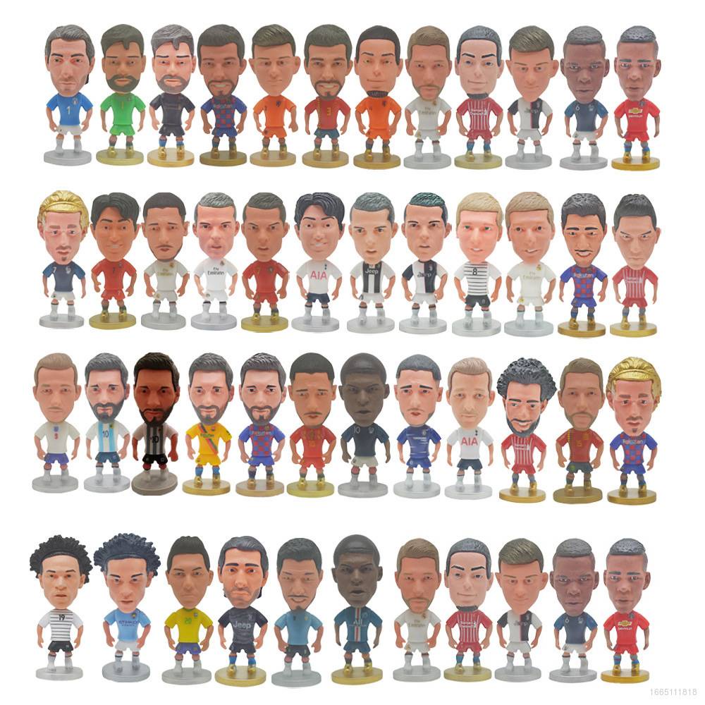 Fifa World Cup Qatar 2022 โมเดลฟิกเกอร์ รูปดาว Messi C Ronaldo Mbappe Kane Hazard ของเล่นสําหรับเด็ก