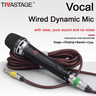 Tiwastage TW999 Dynamic Wired Microphone Vocal for Singing Ktv Karaoke With 5 Meter Cable