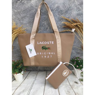 กระเป๋า Lacostee Classic Shopping Bag With Cluth