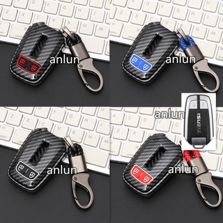 【พร้อมส่ง】เคสกุญแจรีโมตรถยนต์ คาร์บอนไฟเบอร์ สําหรับ ISUZU D-Max MU-X Smart Key 2 ปุ่ม