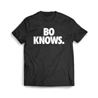 เสื้อผ้าผชเสื้อเชิ้ต ลาย Bo KnowsS-5XL