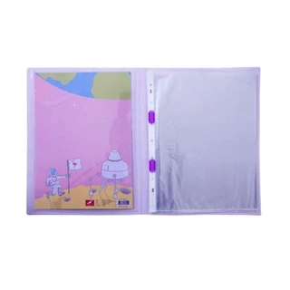 แฟ้มโชว์เอกสารพลาสติก ( แพ็ค 12 เล่ม) A4 ฟลามิงโก้ 9085A (ออเดอร์ละไม่เกิน 10 โหล) สอดปกด้านหน้าได้