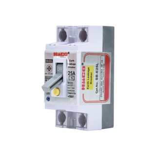 HACO เบรคเกอร์กันดูด Earth Leakage Breaker 2P 1E 25A 230VAC 30mA SB-E25L