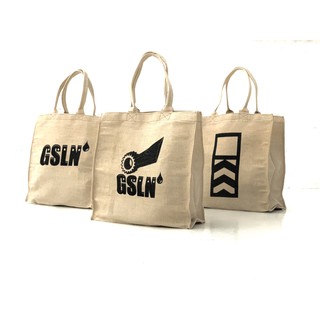 BA004 (กระเป๋าผ้ากระสอบ) Garage Sack Canvas Bag  HIGH QUALITY(Gasoline &amp; Garage)ปั๊มน้ำมันแก๊สโซลีน