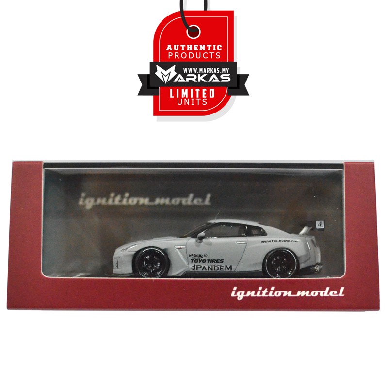 IGNITION MODEL 1/64 1749 PANDEM R35 GT-R MATTE GREY